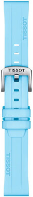 Silikon-Uhrenarmband Tissot T852.047.450 18mm, blau, Quick Release