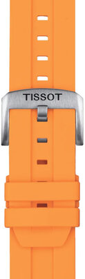 Orangefarbenes Silikonarmband Tissot T852.047.918