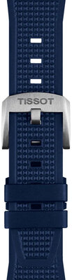 Blaues Silikonarmband Tissot T852.049.050 für Tissot PRX 40mm
