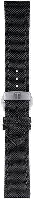 Textil-Uhrenarmband Tissot T852.043.157 21mm, schwarz, Quick Release