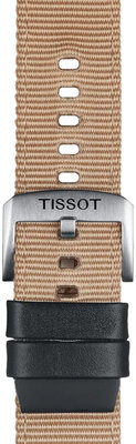 Beigefarbenes Textilband Tissot T852.046.752