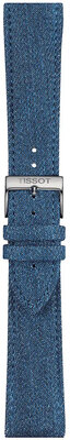 Textil-Uhrenarmband Tissot T852.046.781 22mm, blau, Quick Release
