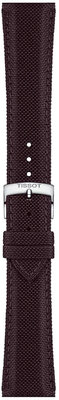 Textil-Uhrenarmband Tissot T852.048.181 21mm, braun, Quick Release