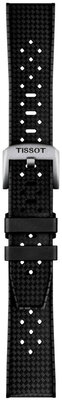 Kautschuk-Uhrenarmband Tissot T852.049.628 20mm, schwarz, Quick Release