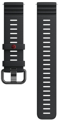 Silikon-Uhrenarmband Polar 22mm, schwarz V1, Größe S-L, Quick Release
