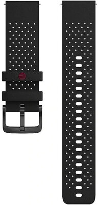 Silikonband Polar Vantage V3 22mm, schwarz, Größe S-L, Quick Release