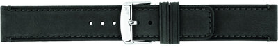 Leder-Uhrenarmband Morellato Coubert 6021C38.090 M, schwarz