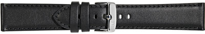 Leder-Uhrenarmband Morellato Croquet 5976C03.019 M, schwarz