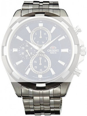 Edelstahlarmband Orient PDEZWSS 24mm (für UY01), silber