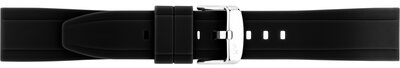 Kautschuk-Uhrenarmband Morellato Moon 6060556.019 M, schwarz, Quick Release