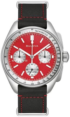 Bulova Lunar Pilot Quartz Chronograph 96K115 (+ Ersatz-Uhrenarmband)