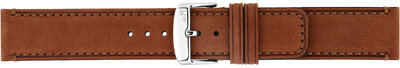 Leder-Uhrenarmband Morellato Coubert 6021C38.041 M, braun, recyceltes Material