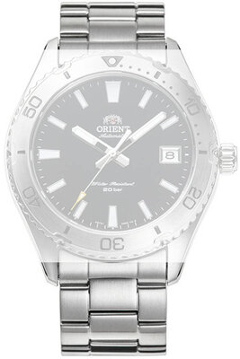 Edelstahlarmband Orient UM025613J0 20mm (für Modell RA-AC0Q), silber