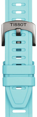Silikonband Tissot T852.049.329 21mm, Blau, Quick Release
