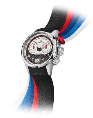Edox Chronorally Chronograph 45 38003-tinrcanbr BMW Limited Edition 600pcs (+ 4 Ersatz-Uhrenarmbänder)