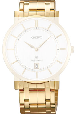 Edelstahlarmband Orient PDDRQAA 20mm (für Modell GW01), goldfarben