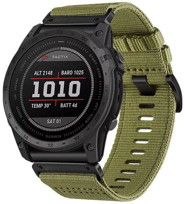 Textilband Ricardo 22mm (für Garmin Fenix 8/7/6 (47mm), Epix 2 etc.), grün, QuickFit