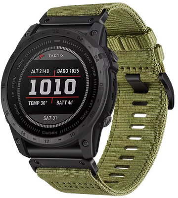 Textilband Ricardo 26mm (für Garmin Fenix 8/7X/6X (51mm), Tactix etc.), grün, QuickFit