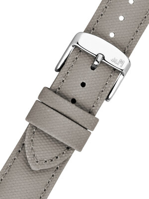 Textilriemen Morellato Ponza 6083E36.093 M, grau, recyceltes Material