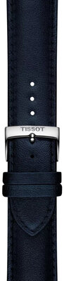 Lederband Tissot T852.050.301 22mm, blau, vegan