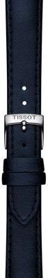 Lederband Tissot T852.050.307 22mm, blau, vegan