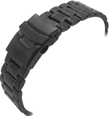 Stahlarmband Ricardo Benevento, schwarz V2