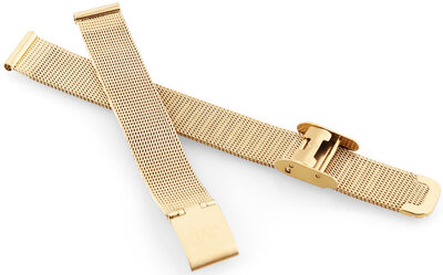 Metallband JVD RJ-TS69 17mm, gold, Milanese