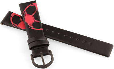 Lederband JVD JVDRJ7220.2 16mm, schwarz, für Kinder