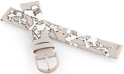 Lederband JVD RJ7221.3 18mm, grau, für Kinder