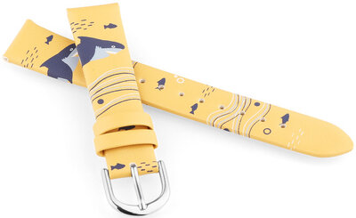 Lederband JVD RJ7224.1 16mm, gelb, für Kinder