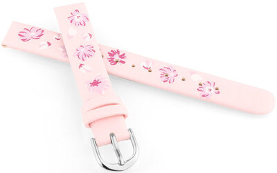 Lederarmband JVD RJ7226.1 12mm, rosa, für Kinder