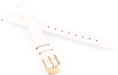 Lederband JVD RSUN-F15 12mm, weiß, für Kinder