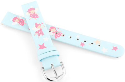 Lederband JVD RJ7223.6 14mm, blau, für Kinder