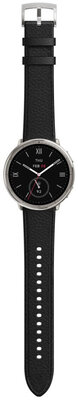 Amazfit Active 2 Premium (Round) schwarzes Leder (+ Ersatzband)