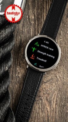 Amazfit Active 2 Premium (Round) Black Leather (+Ersatz-Uhrenarmband)