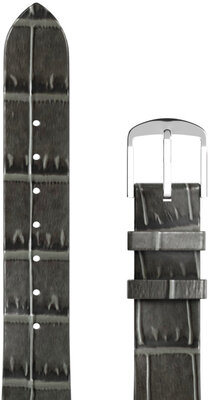 Lederband JVD RBR14C819-LEA-V14 16mm, grau