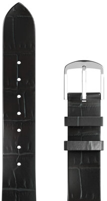 Lederband JVD RBR14C819-LEA-V9 16mm, schwarz