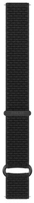 Nylon Polar Armband 22mm, schwarz, Größe S/M