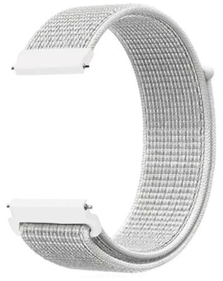 Nylonband Ricardo 20mm (für Coros Pace 2), weiß, Quick Release