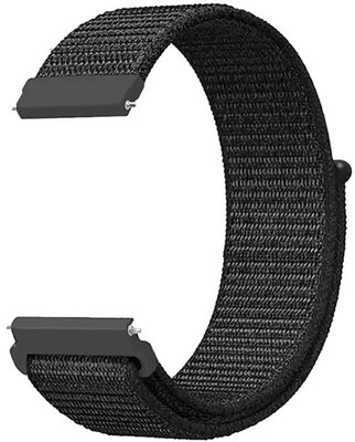 Nylonband Ricardo 20mm (für Coros Pace 2), schwarz, Quick Release