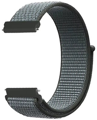 Nylonband Ricardo 20mm (für Coros Pace 2), grau, Quick Release