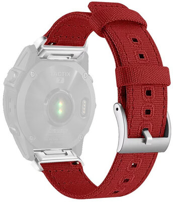 Nylon-Riemen Ricardo 22mm (pro Garmin Fenix 8/7/6 (47mm), Epix 2 aj.), Rot, QuickFit