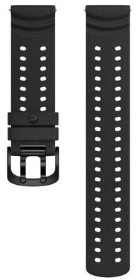 Polar 22mm Silikonarmband, schwarz V2, Größe S-L