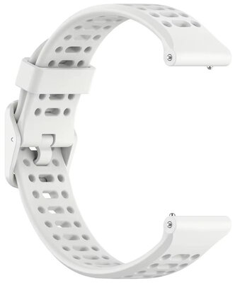 Silikonband Ricardo 22mm (für Coros Pace 3, Apex 2 Pro), weiß V2, Quick Release