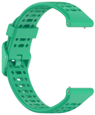 Ricardo Silikonarmband 22mm (für Coros Pace 3, Apex 2 Pro), grün, Schnellverschluss