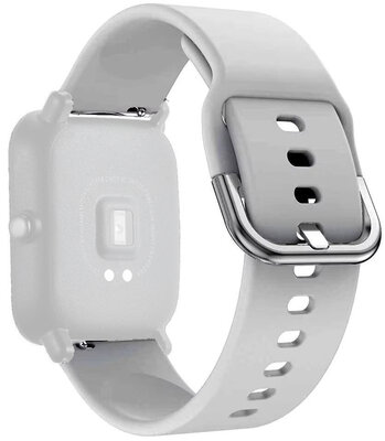 Silikonband Ricardo 22mm (pro Polar Vantage M2, V3, Grit X), Grau, Quick Release