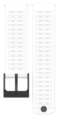 Ricardo 22mm Silikonarmband (für Suunto 9 Peak, Race, Vertical), Weiß, Schnellverschluss