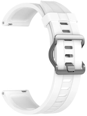 Silikonband Ricardo 22mm (für Xiaomi), weiß V1, Quick Release