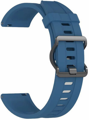Silikonarmband Ricardo 22mm (für Xiaomi), blau, Quick Release
