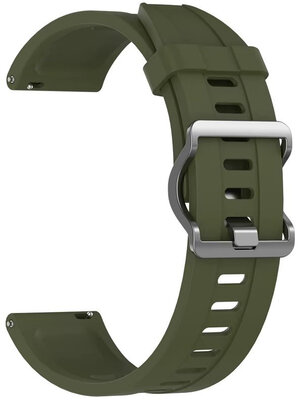 Silikonband Ricardo 22mm (für Xiaomi), grün, Quick Release